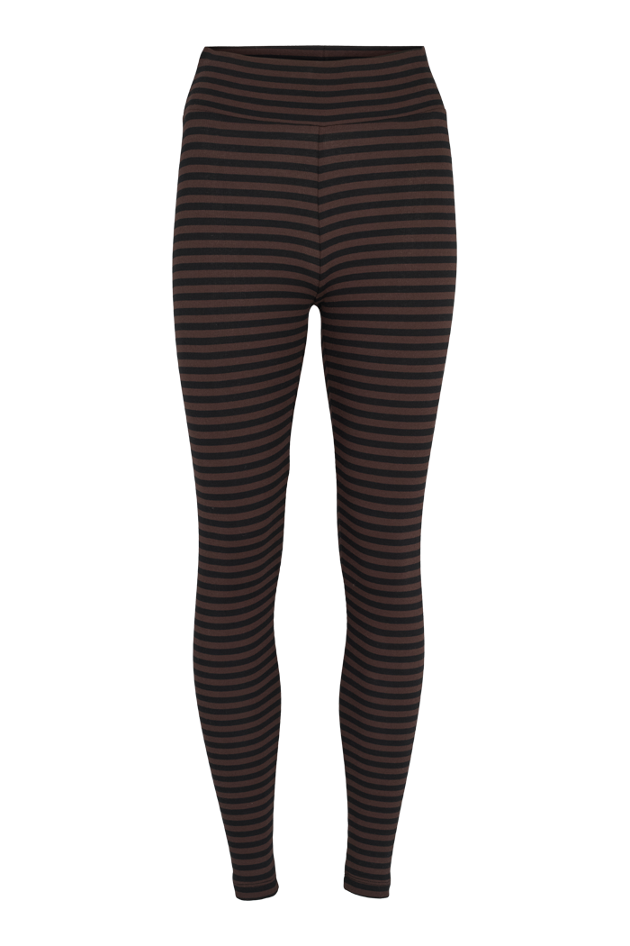 Basic Apparel Ludmilla Tights Leggings 844 Chocolate Torte / Black